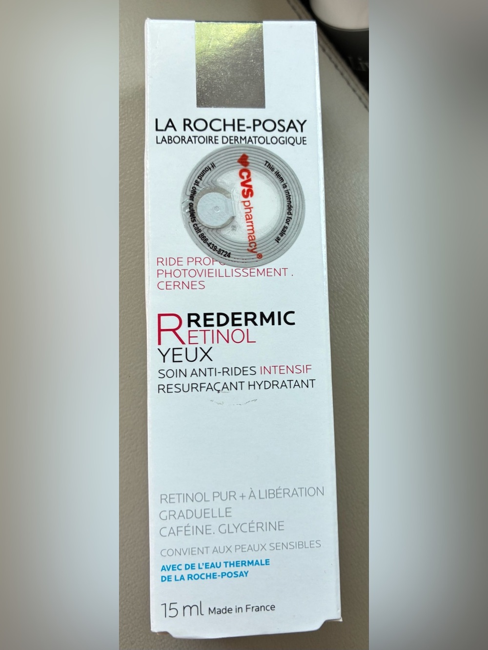 La Roche-Posay Redermic Retinol Eye Cream - White